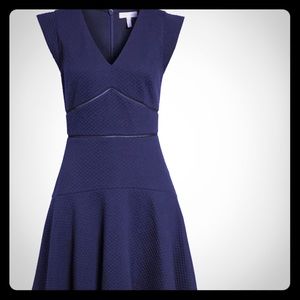 Rebecca Taylor —Taylor' V-Neck Fit & Flare Dress